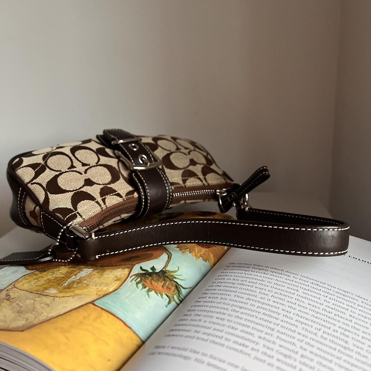 Coach Signature Demi Pouch - Dark Brown/Khaki