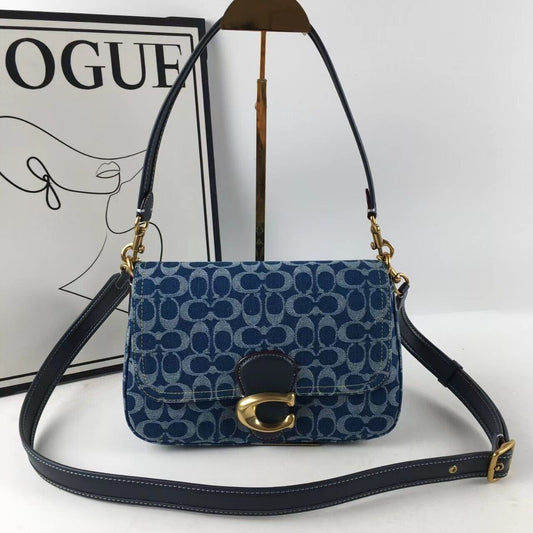 Coach CA105 Tabby Shoulder Crossbody Bag - Signature Denim 💙