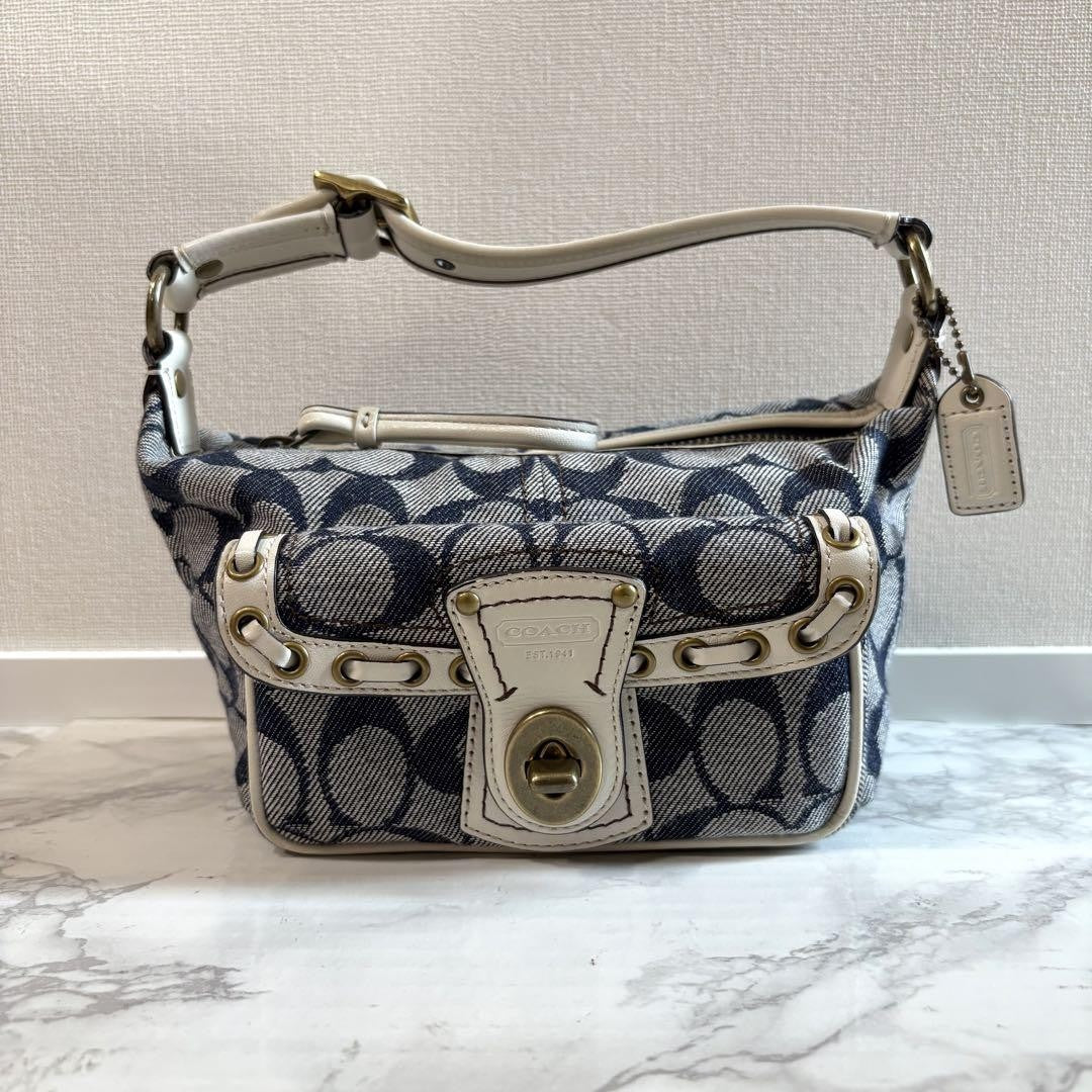 Vintage COACH Signature Legacy Bag – Indigo Denim