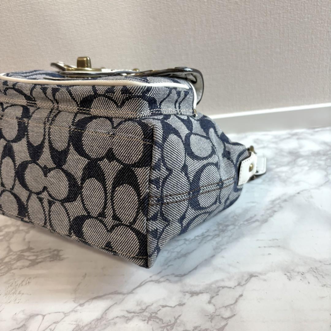 Vintage COACH Signature Legacy Bag – Indigo Denim