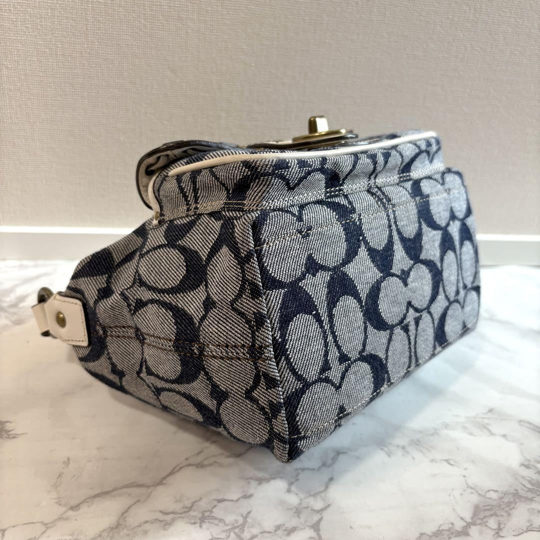 Vintage COACH Signature Legacy Bag – Indigo Denim
