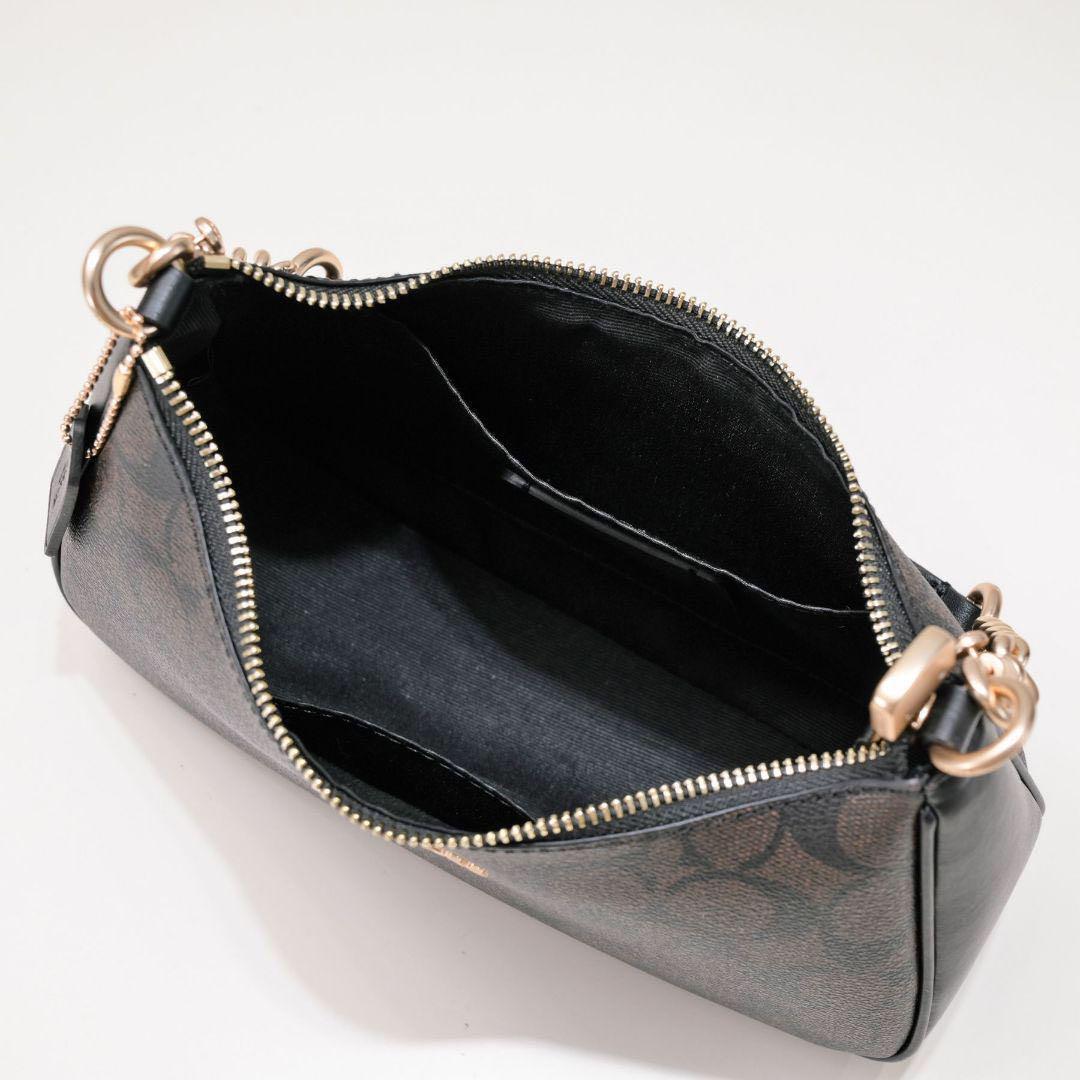 COACH Teri Shoulder Bag CA548 in Signature Canvas Brown