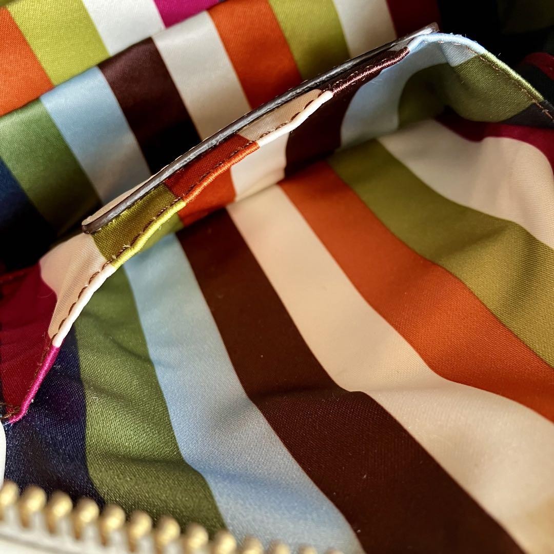 COACH Signature Legacy Flap Handbag – Brown & White Canvas Leather