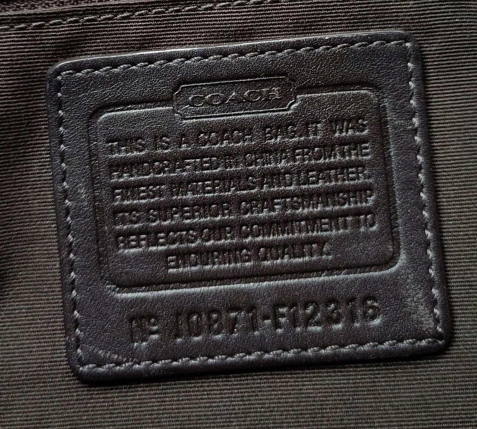 Vintage Coach Patchwork Soho Bag – Signature C + Gold Lame ✨