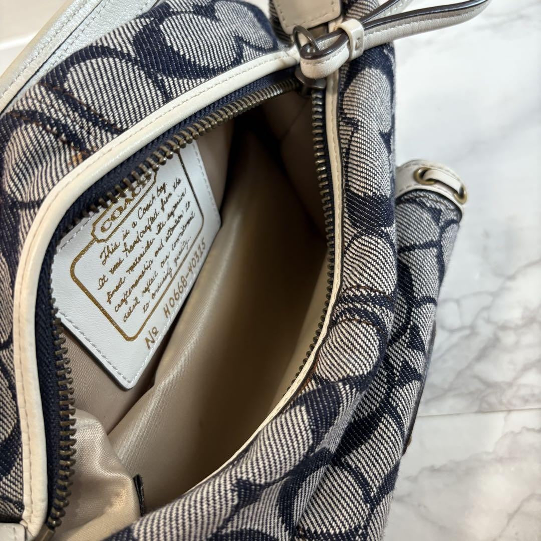 Vintage COACH Signature Legacy Bag – Indigo Denim